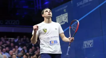 علي فرج يختتم مسيرته في الإسكواش بمهرجان اعتزال استثنائي